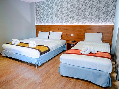 deluxe tripple bedded room