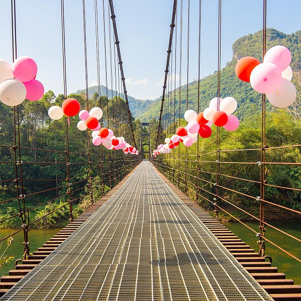 Hanging Bridge, Wat Khao Pang