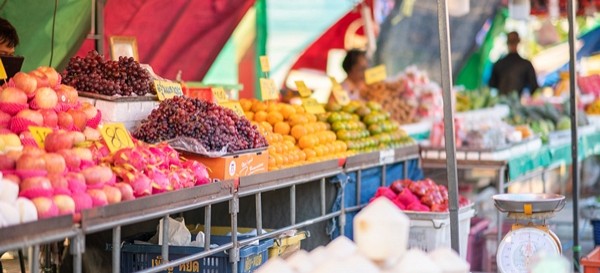 Fruit Market at the Sleeper Boat Pier