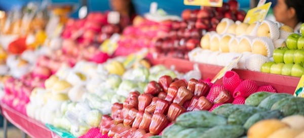 Fruit Market at the Sleeper Boat Pier